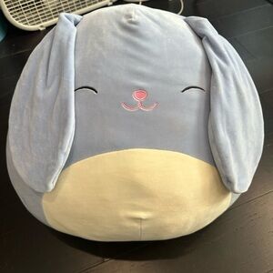 Squishmallows Blue and Cream Plush Toy